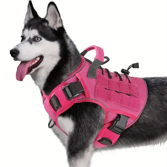 Adjustable Oxford Cloth Dog Vest Harness with Top Handle