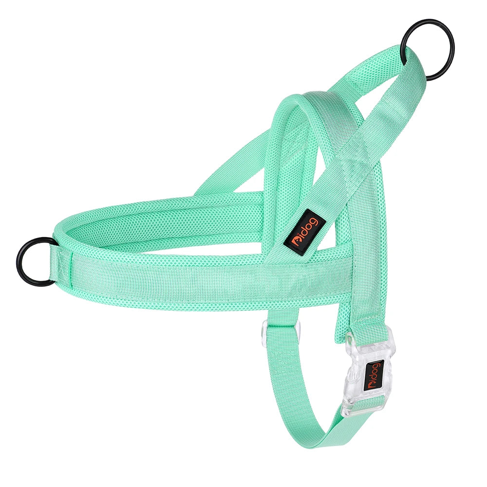 Adjustable Nylon Dog Harness Colorful Pet Dogs Vest Harness With Quicklace Control Handle for Small Medium Large Dogs Chihuahua